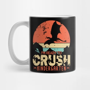 Back To School, I'm Ready To Crush Kindergarten Dragon Boys Mug